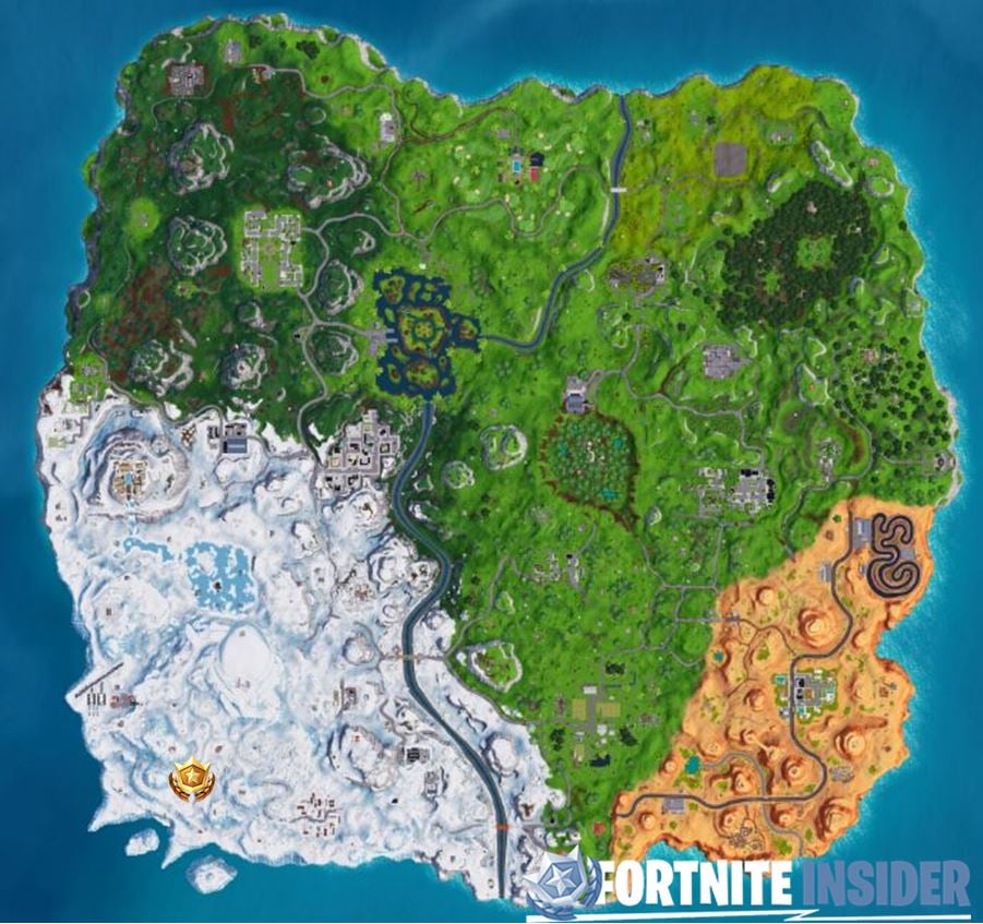 Fortnite Snowfall Challenges Week 5 Battle Star Location