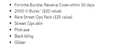 Fortnite Street Ops Pack