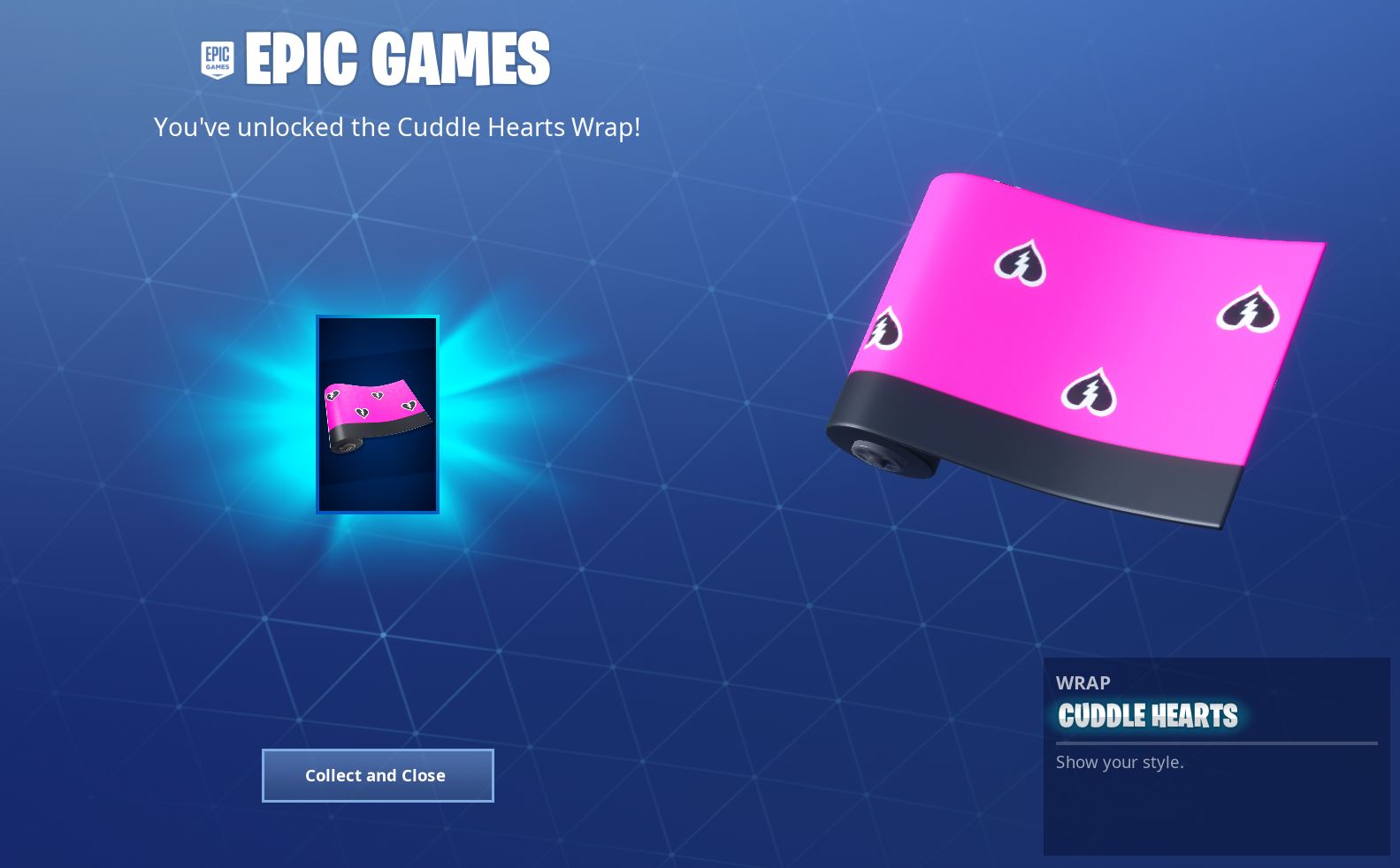 Fortnite Cuddle Hearts Wrap
