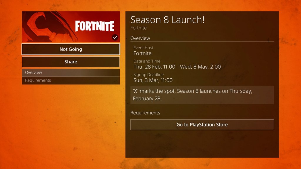 Fortnite Season 8 end date