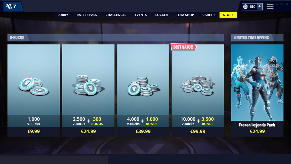 Frozen Legends Pack returns