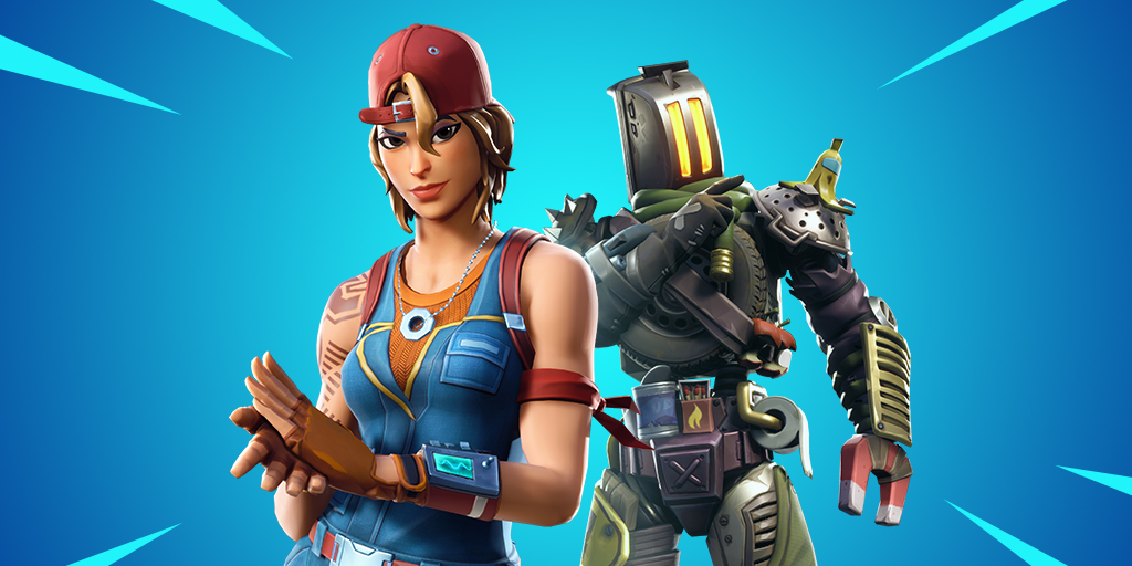 Kitbash and Sparkplug Fortnite Skins