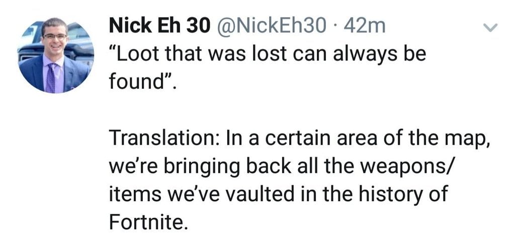 NickEh30 Fortnite Season 8 theory