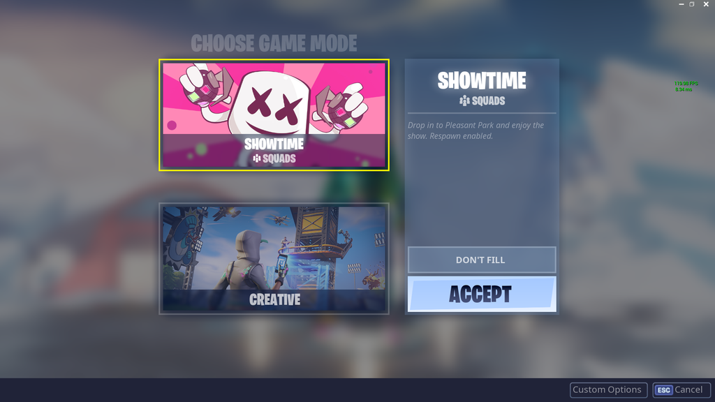 Fortnite Showtime LTM