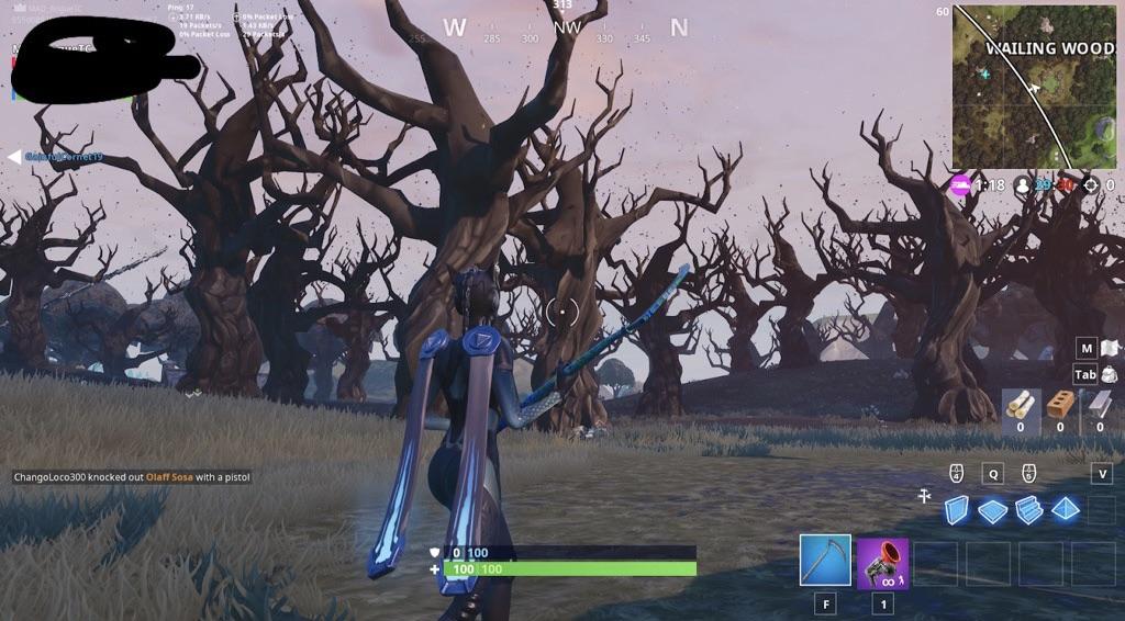 Wailing Woods dead trees