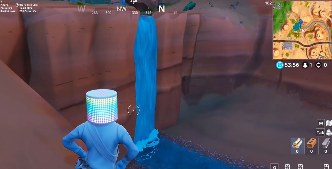 Waterfall near Oasis