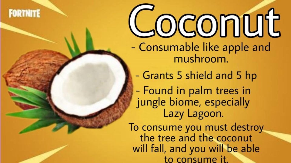 Fortnite Coconut Consumable