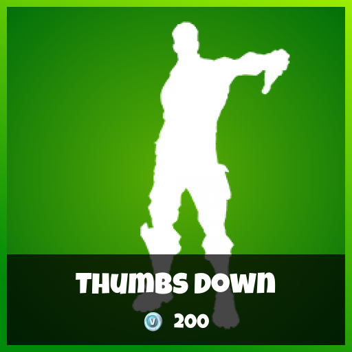 Fortnite Emote - Thumbs Down