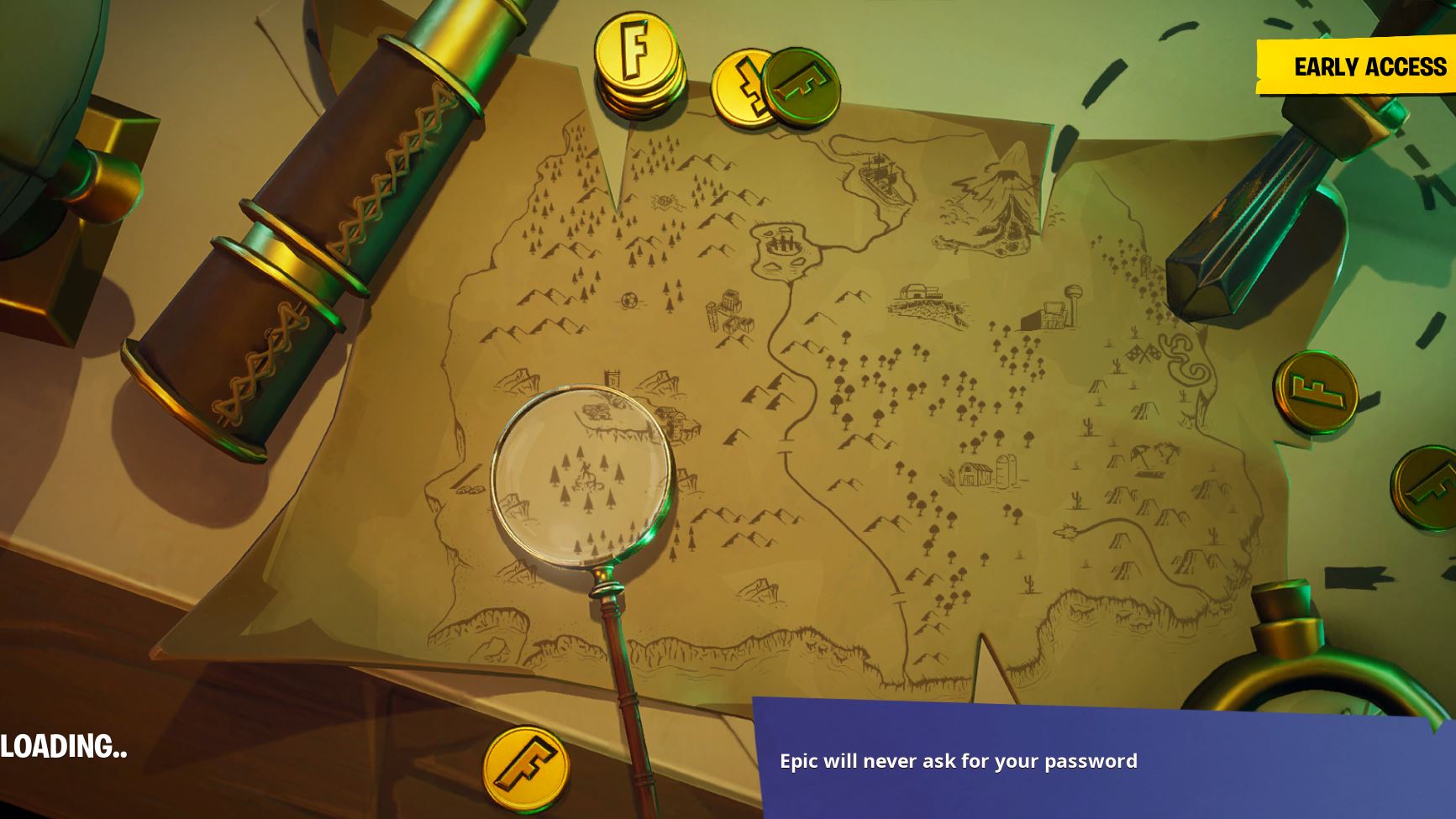 Fortnite Isle of Trasure Loading Screen