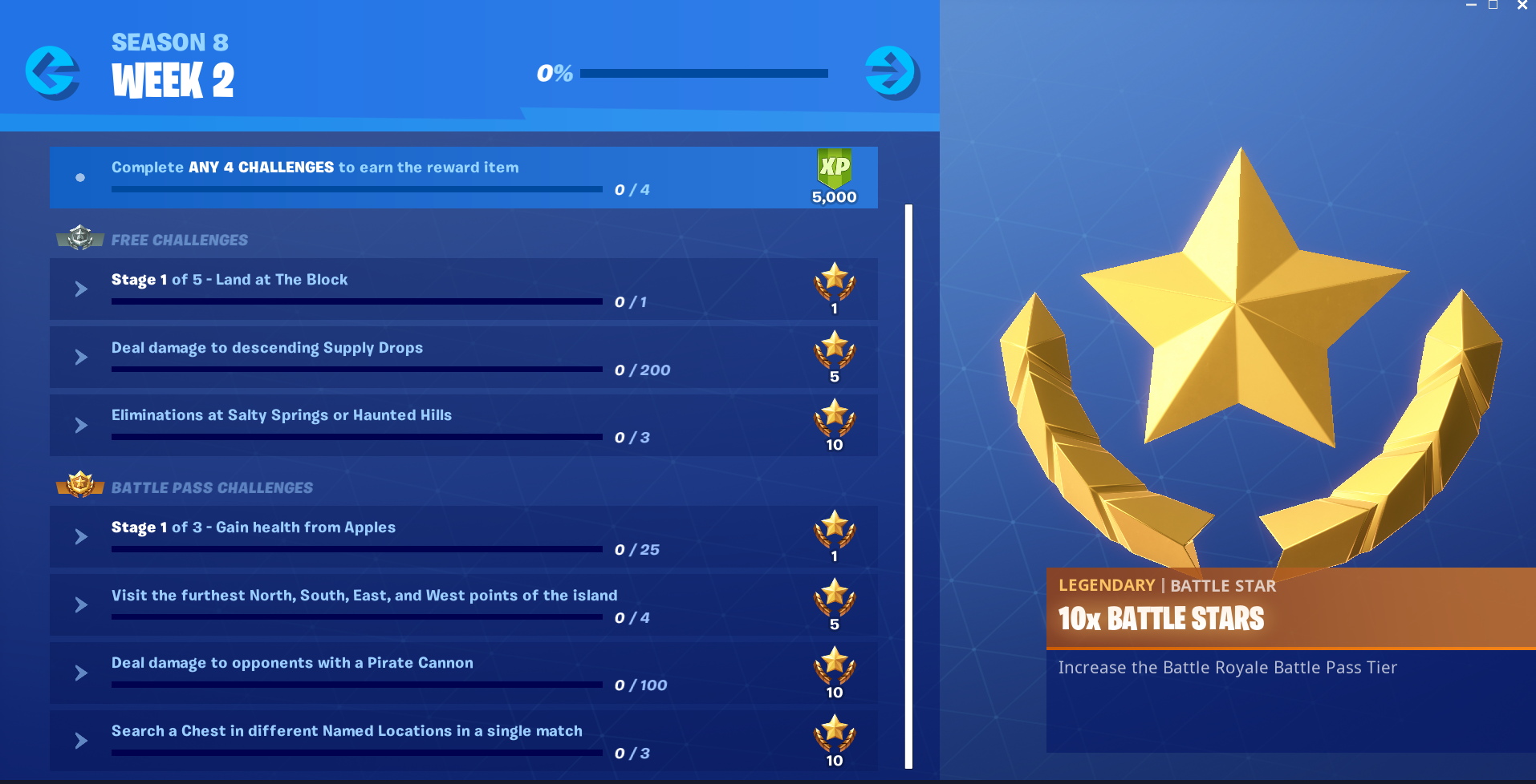 Fortnite Season 8, Week 2 Challenges