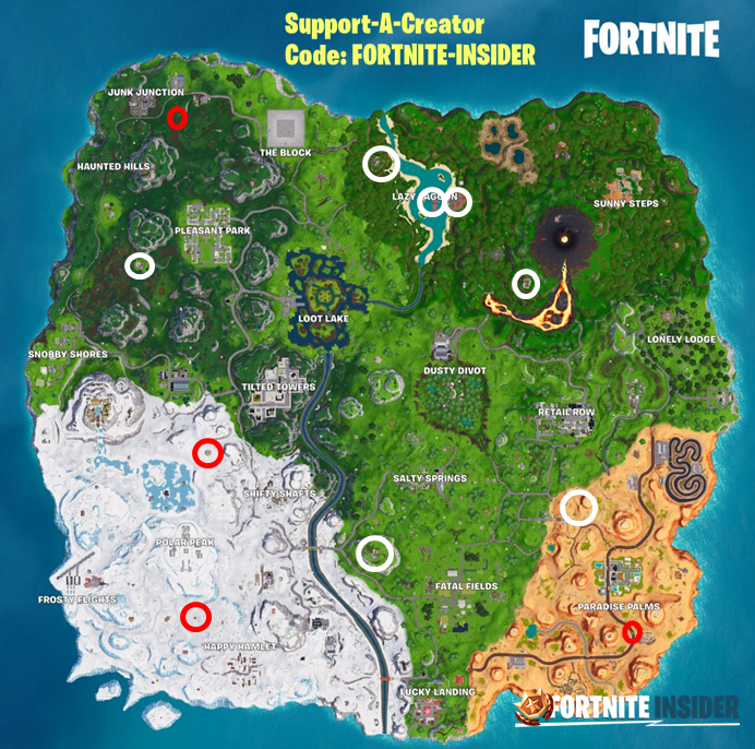 Fortnite all pirate cannon locations