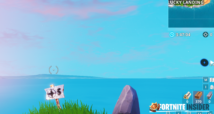 Fortnite furthest south point of the island