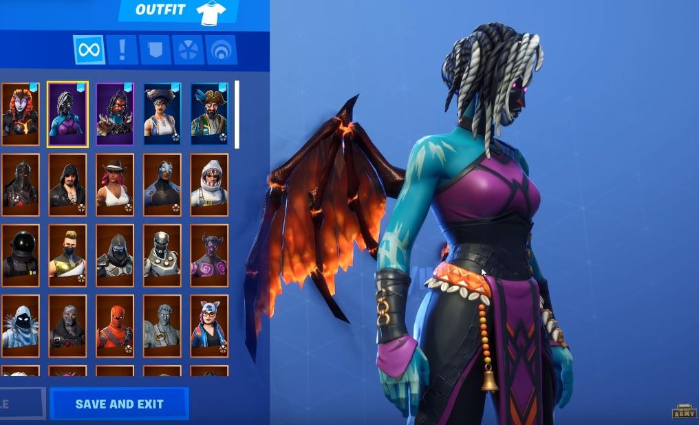 Fortnite v8.20 Leaked Skins ingame
