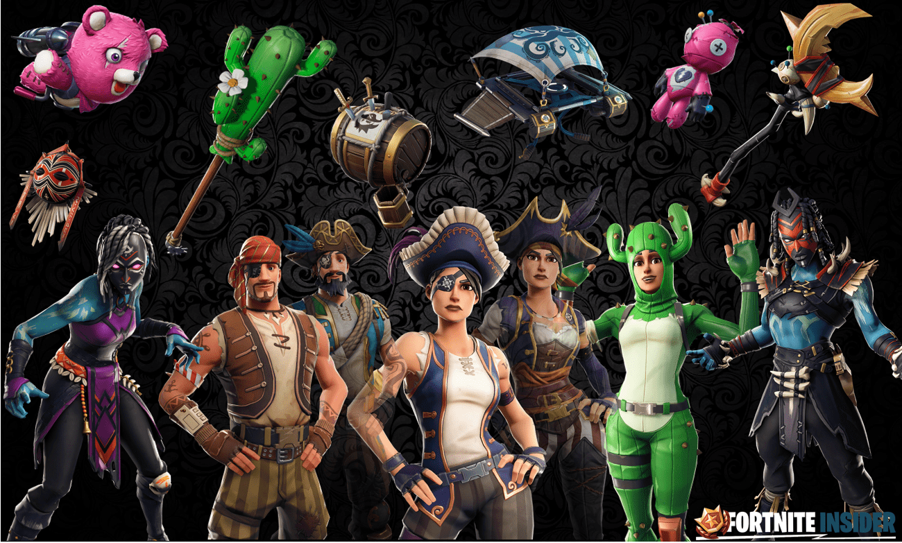 Names & Rarities of Fortnite Leaked Skins & Cosmetics for V8.20