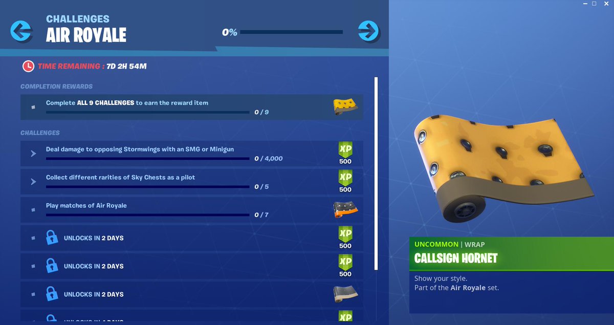 Fortnite Air Royale LTM Challenges Day 1