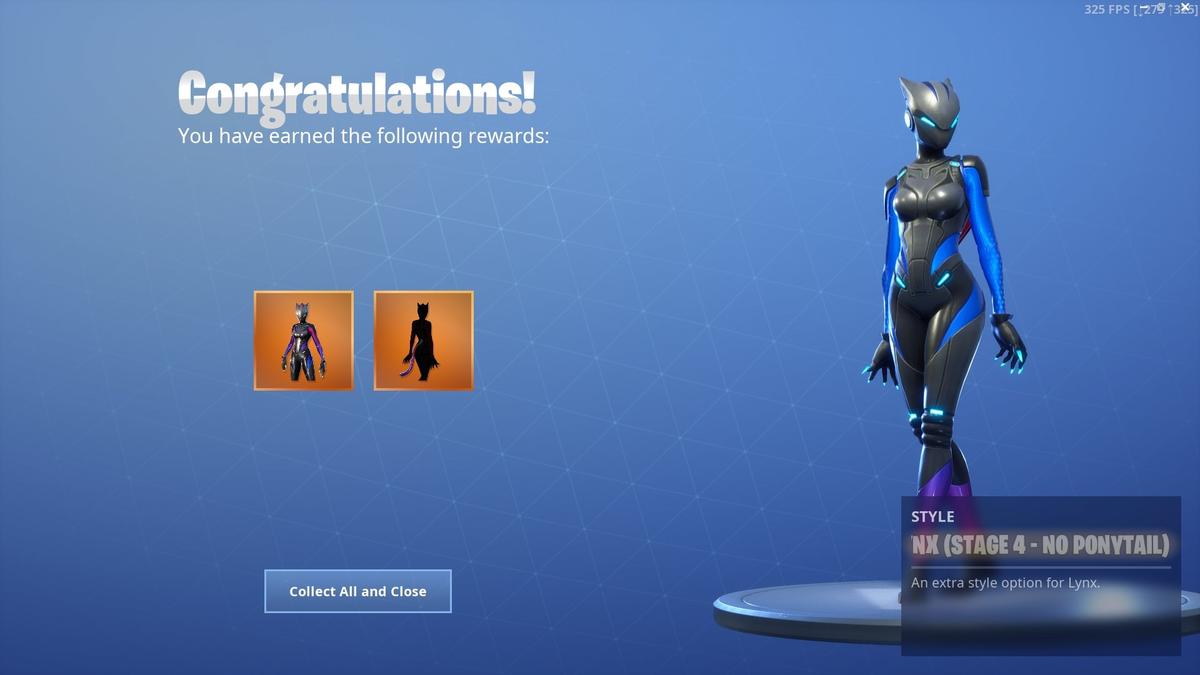 Fortnite Lynx Skin No Ponytail