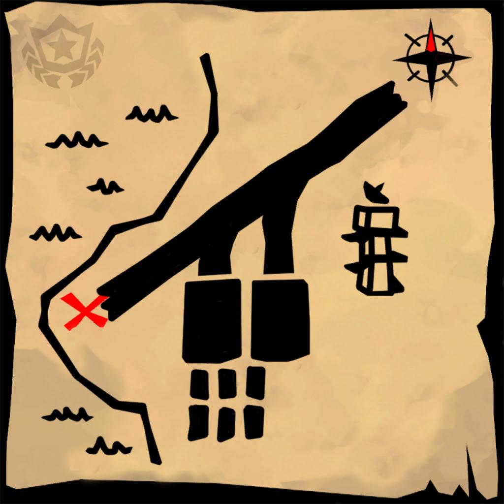 Paradise Palms Fortnite Treasure Map