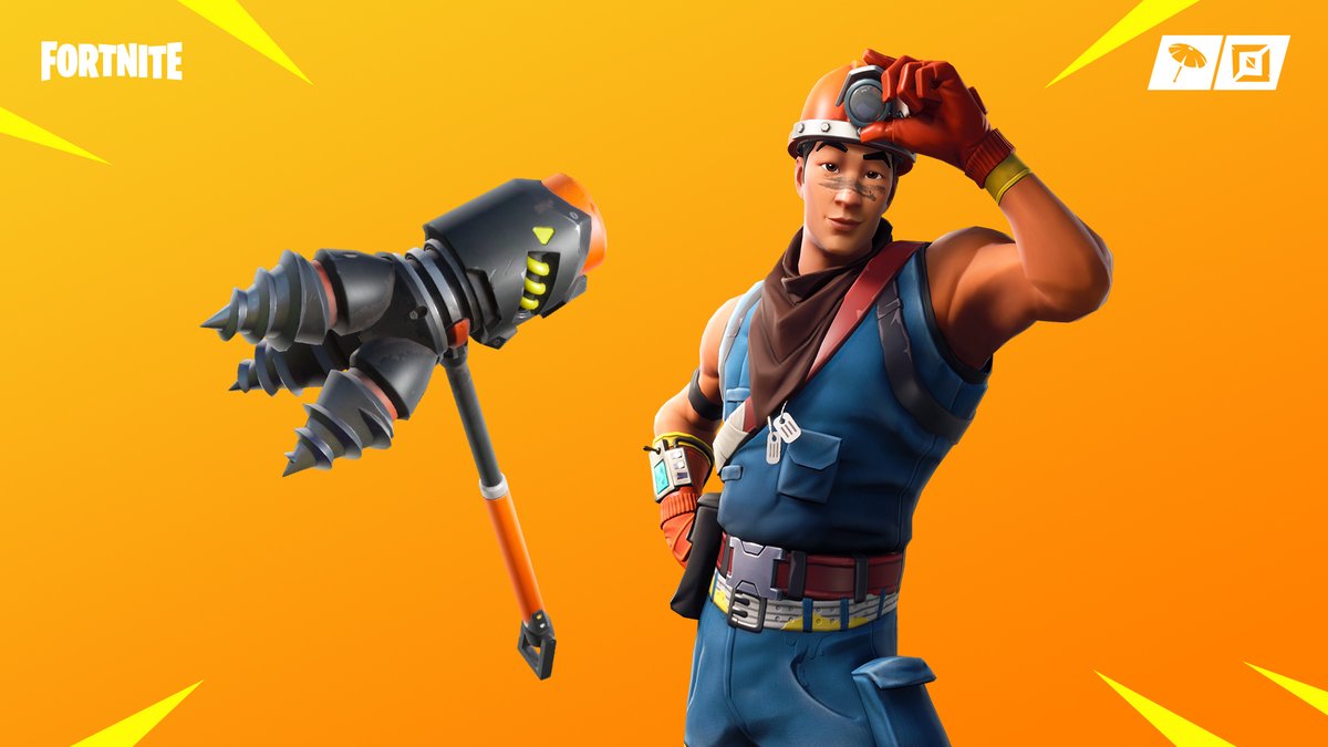 Cole Fortnite Skin and Rockbreaker Pickaxe