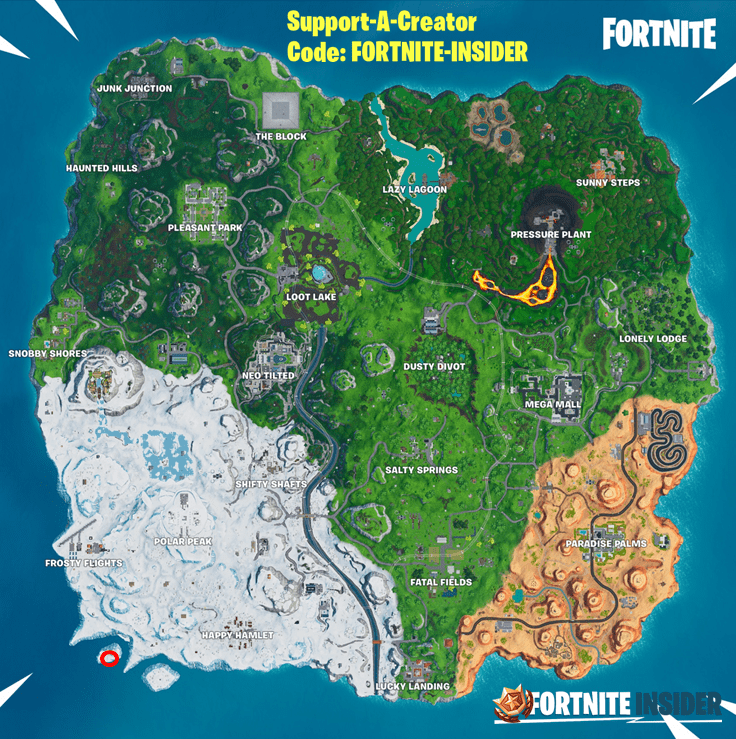 Fortbyte 36 - Accessible By Sentinel On A Frozen Island Map Location
