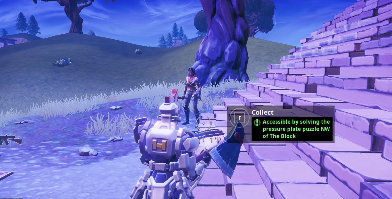 Fortbyte 82 Location - Accessible by solving the pressure plate puzzle NW of the Block Guide