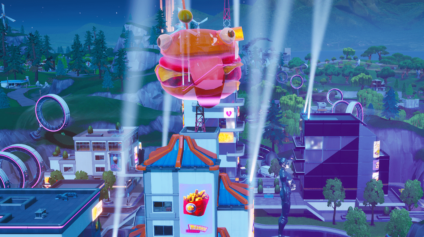 Fortnite Challenge Holographic Durrr Burger Head Location