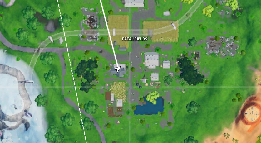Fortnite Fortbyte 24 found within fatal fields map location