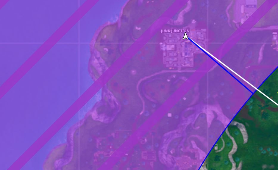 Fortnite Junk Junction Signpost Treasure Map Location