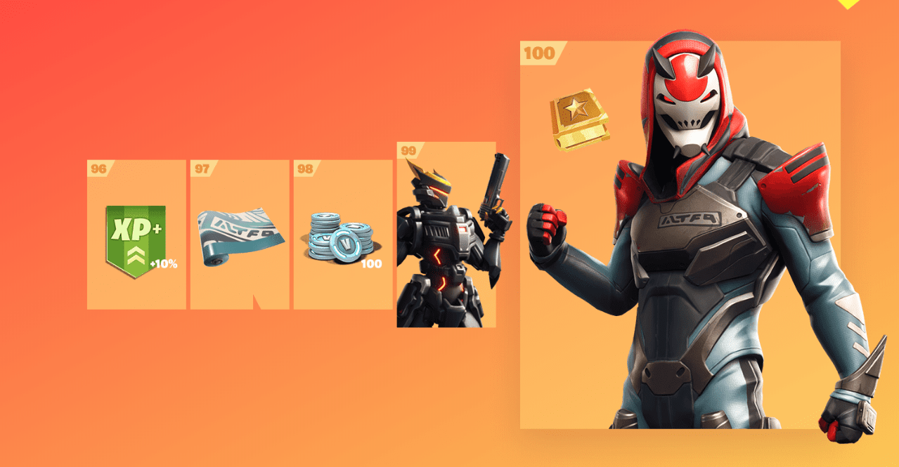 Fortnite Season 9 Battle Pass Rewards - Tier 96-100