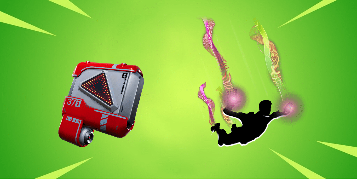 Fortnite Season 9 Leaked Contrails and Back Blings