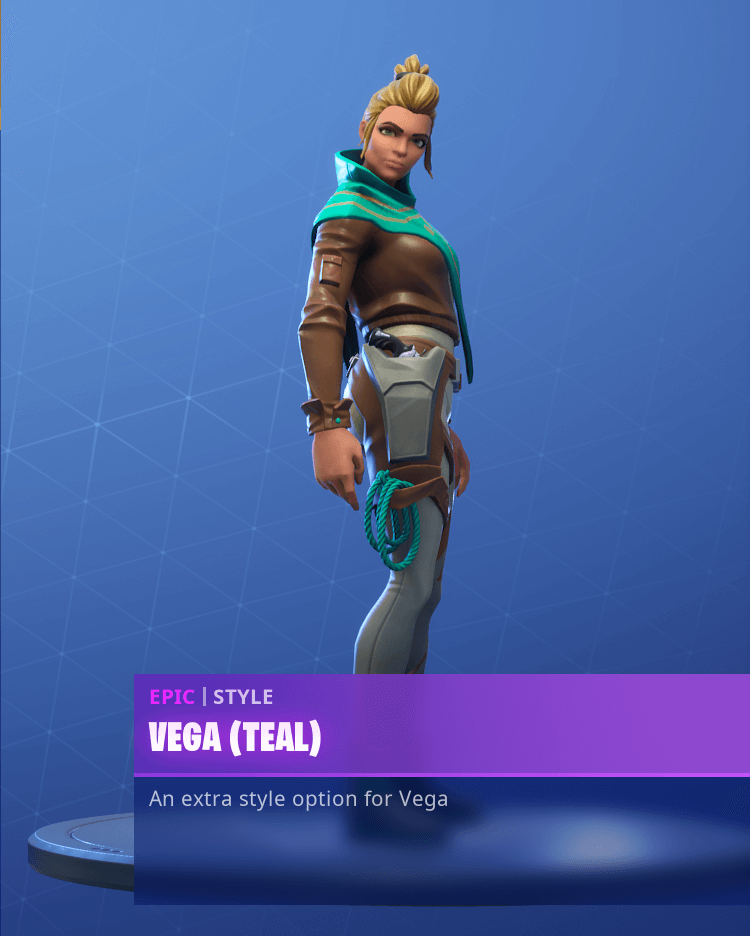 Fortnite Season 9 Vega Skin Challenges - Teal