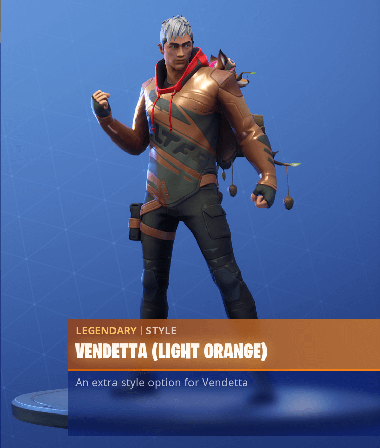 Fortnite Season 9 Vendetta Skin Challenges - Light Orange