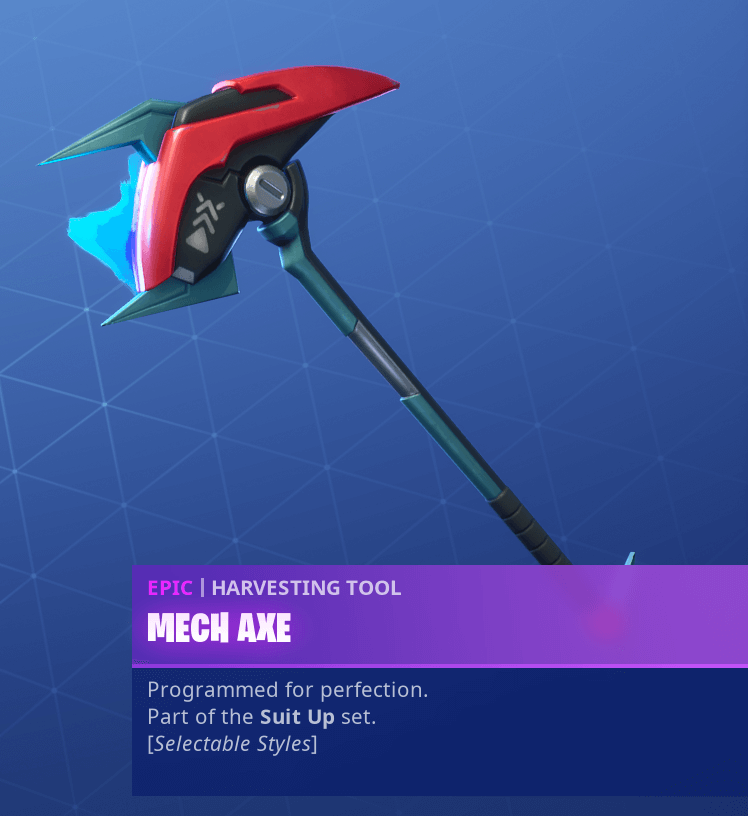 Fortnite Season 9 Vendetta Skin Challenges - Mech Axe Pickaxe Reward