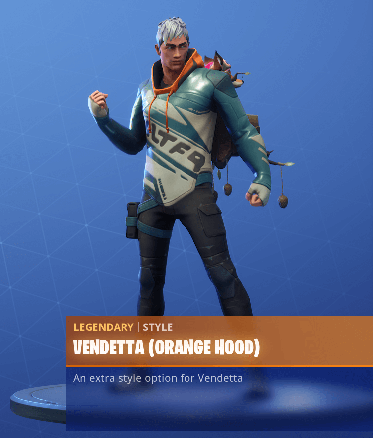 Fortnite Season 9 Vendetta Skin Challenges - Orange Hood