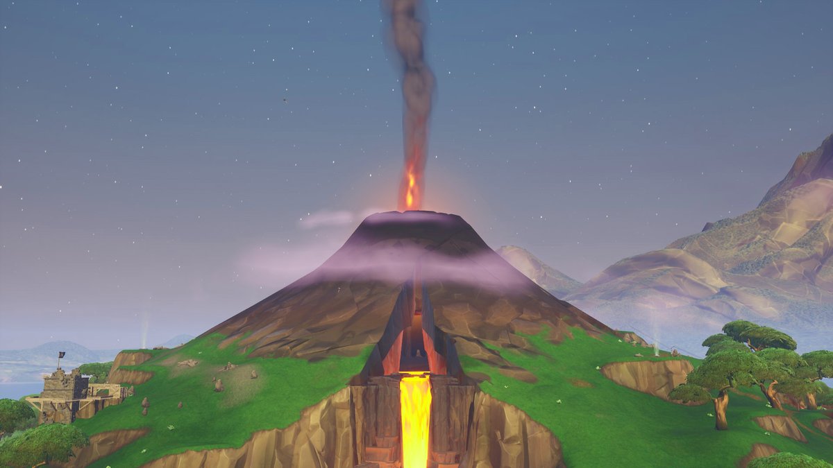 Fortnite Volcano Smoke Increased