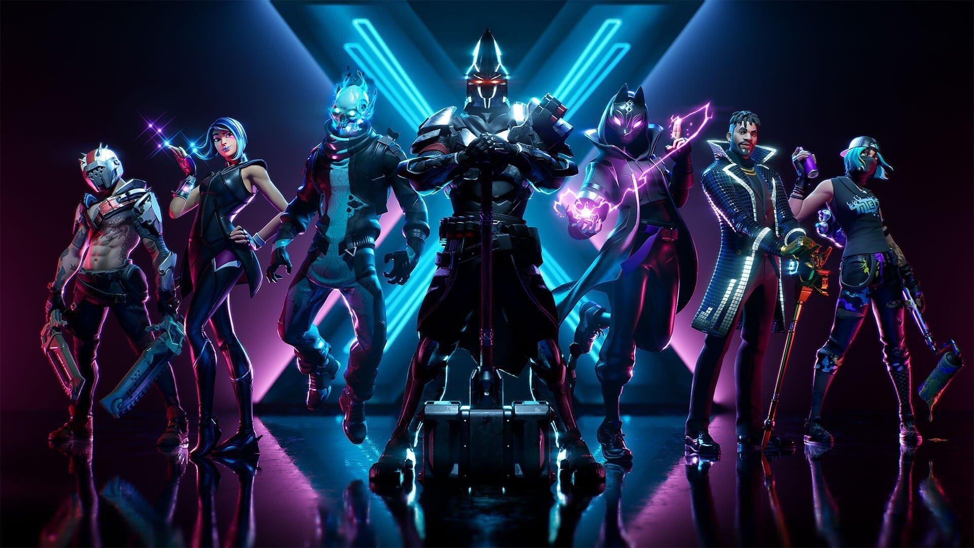 Fortnite Season X Battle Pass Skins Screen