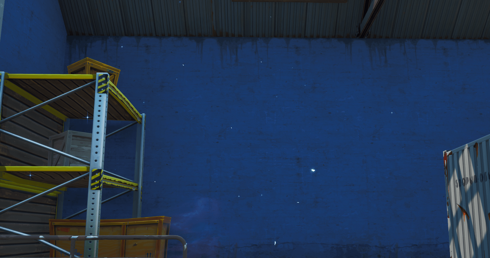 Fortnite Season X Map Changes - Dusty Depot Rift Particles