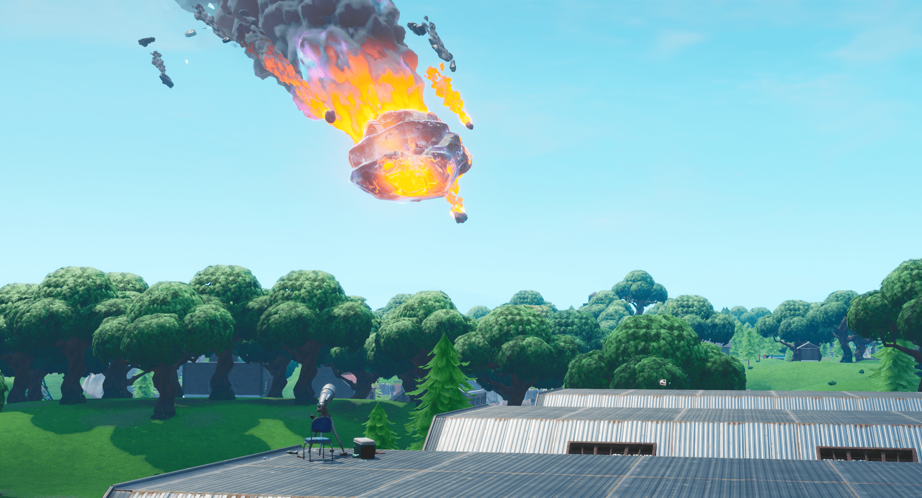 Fortnite Season X Telescope Added at Dusty Depot