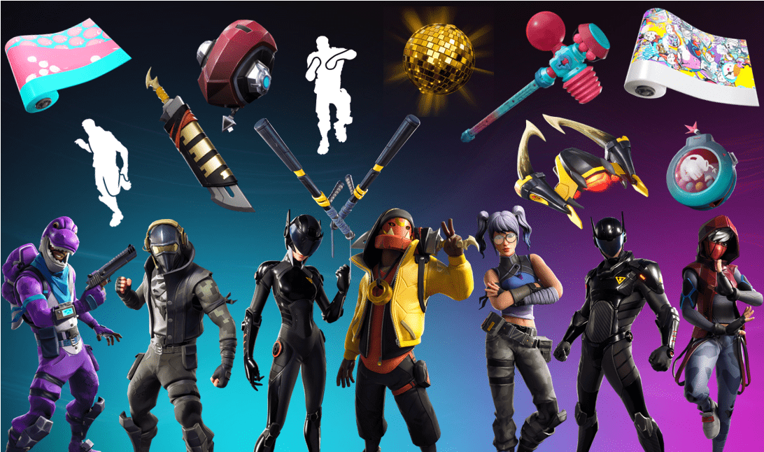 Names and Rarities of All Fortnite Season X Item Shop Leaked Skins, Pickaxes, Emotes-Dances, Gliders, Back Blings and Wraps Found in v10.00