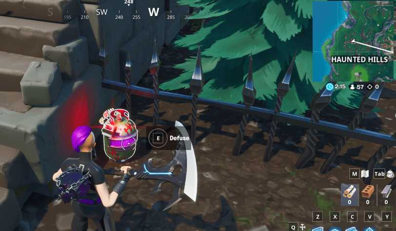 Fortnite Joker Gas Canister Haunted Hills Location