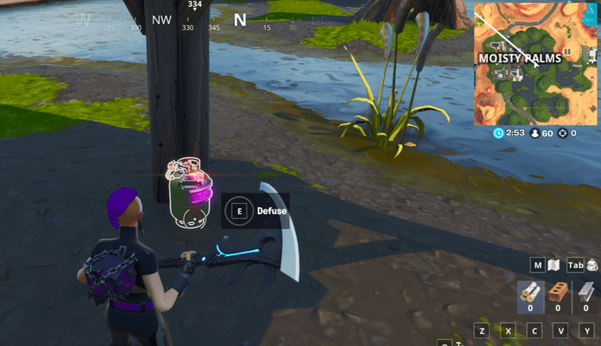 Fortnite Joker Gas Canister Moisty Palms Location