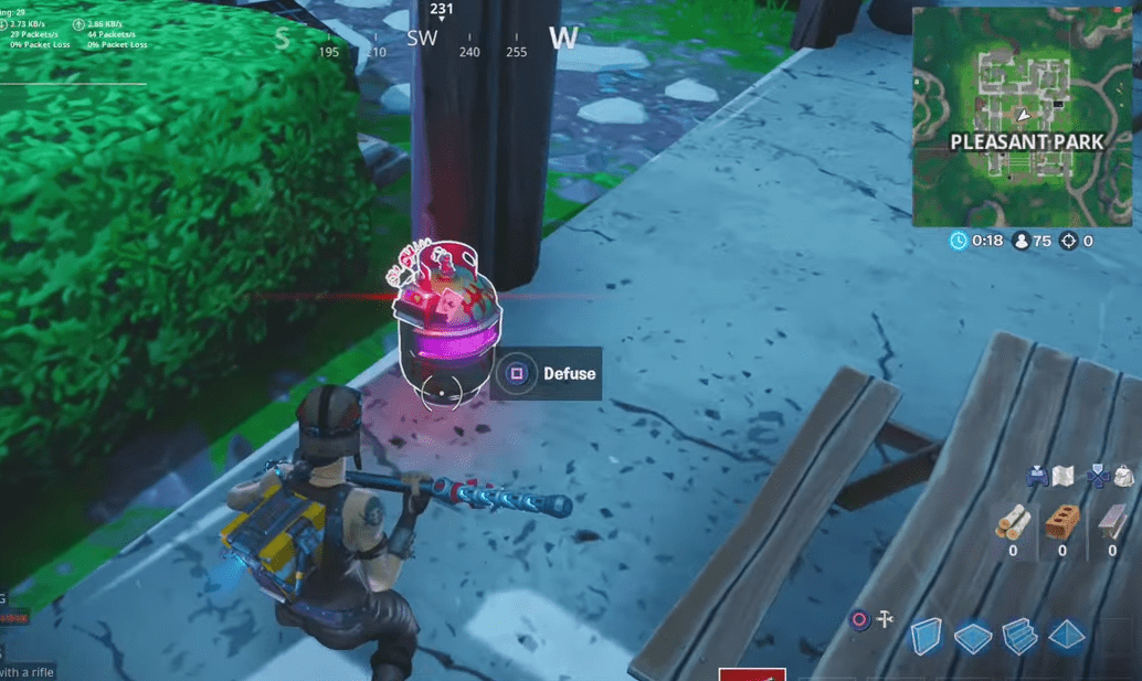 Fortnite Joker Gas Canister Pleasant Park Location