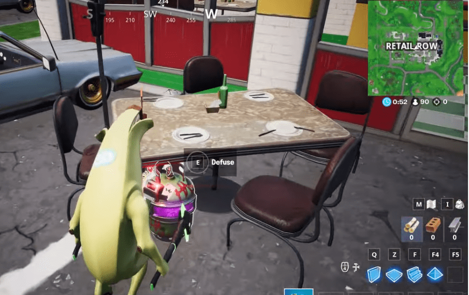 Fortnite Joker Gas Canister Retail Row Location