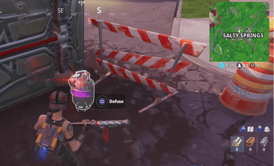 Fortnite Joker Gas Canister Salty Springs Location