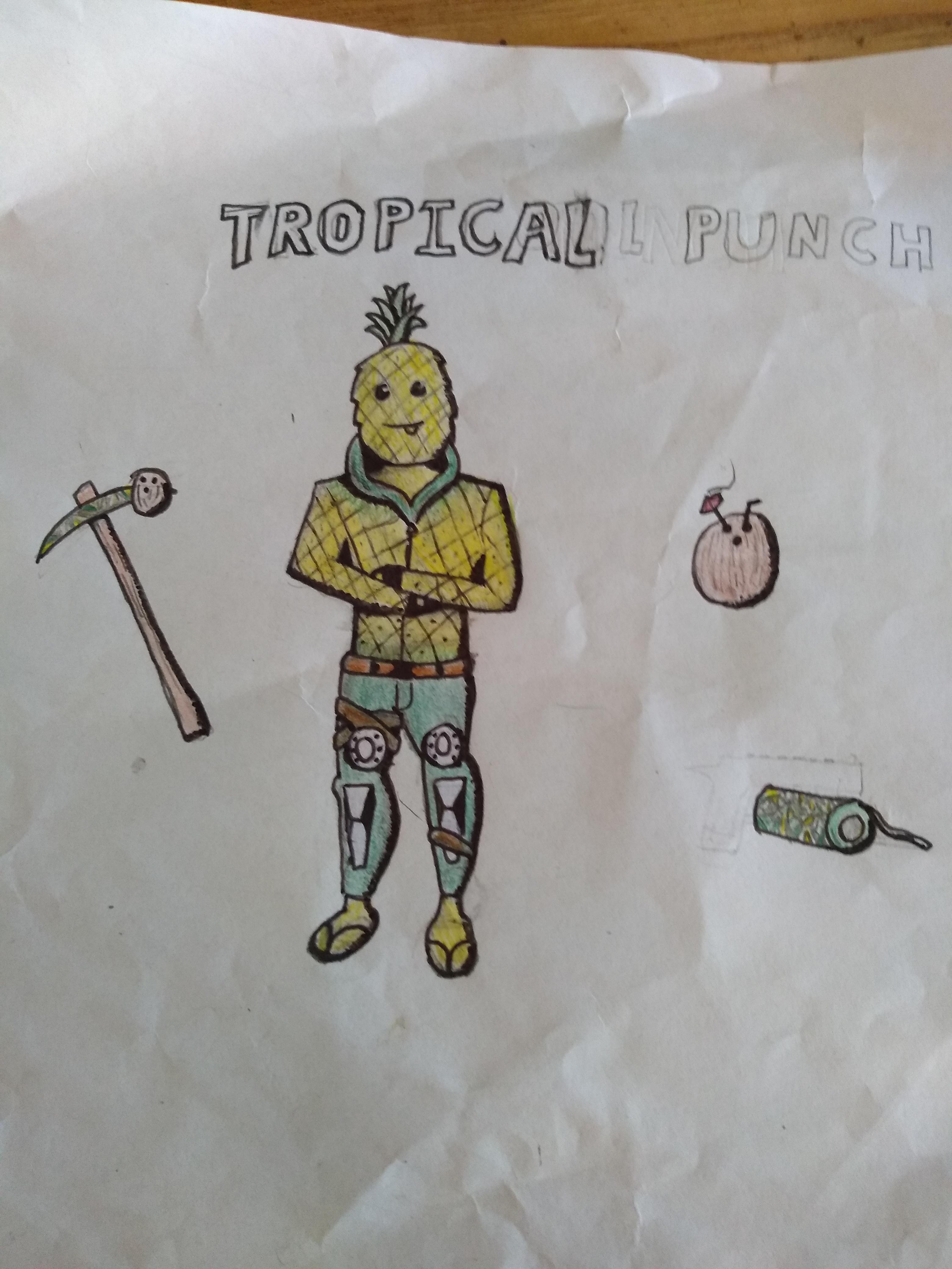Fortnite Skin Concept - Tropical Punch
