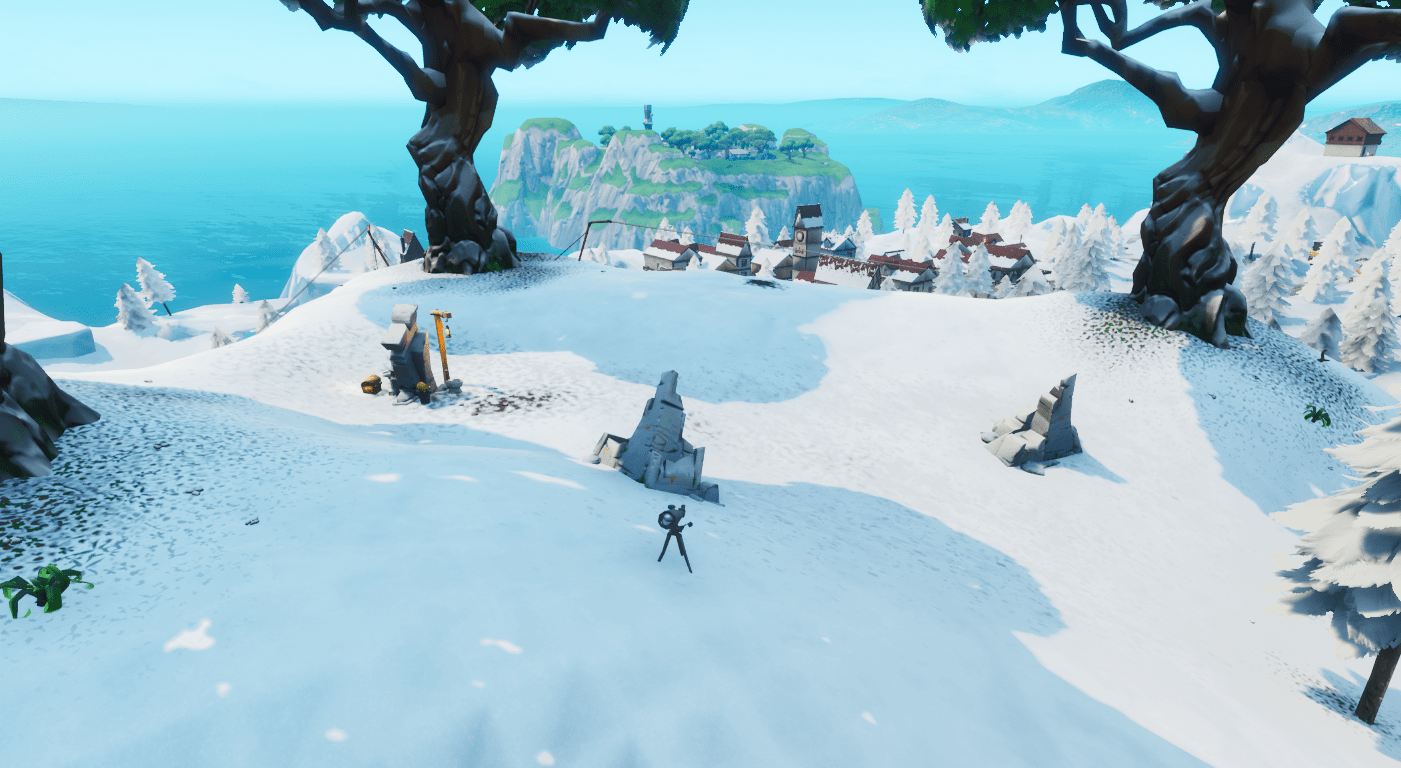 Fortnite Telescope Location Northeast of Happy Hamlet