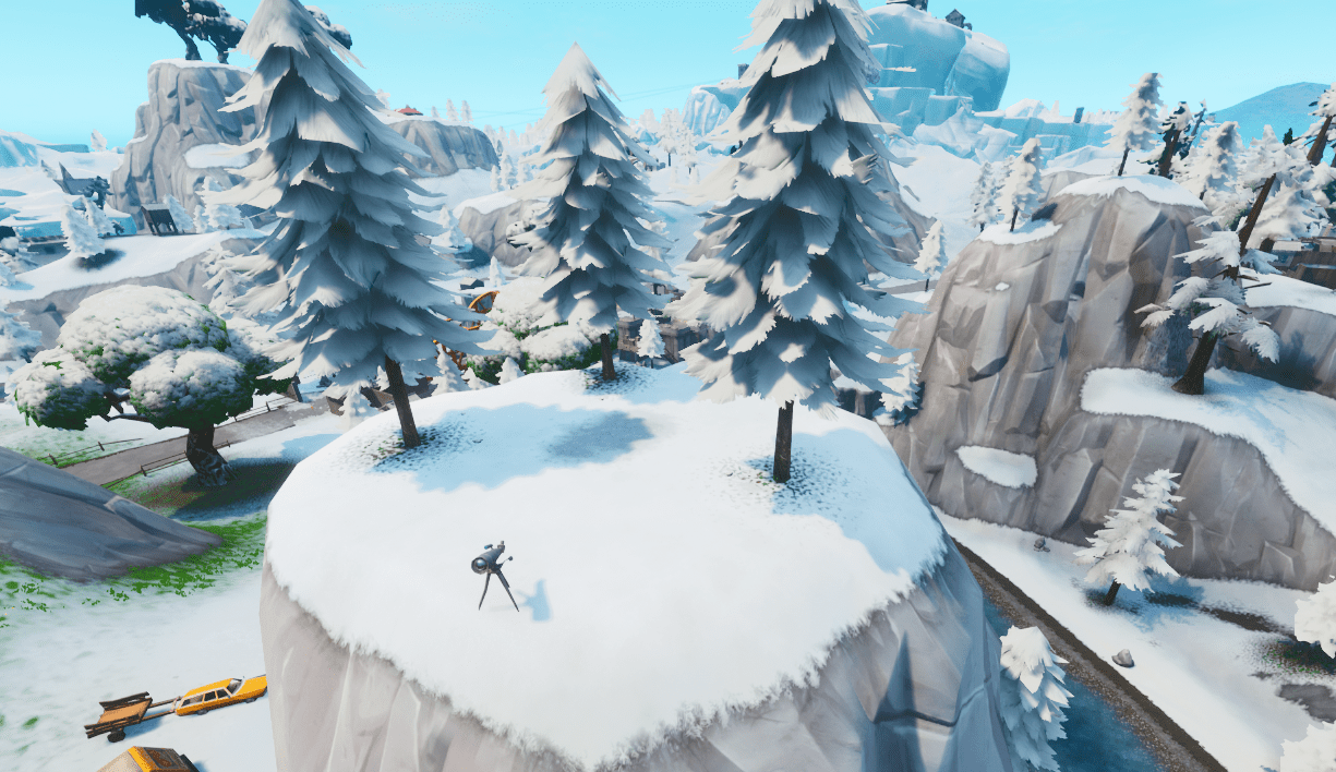 Fortnite Telescope Location Southeast of Shifty Shafts