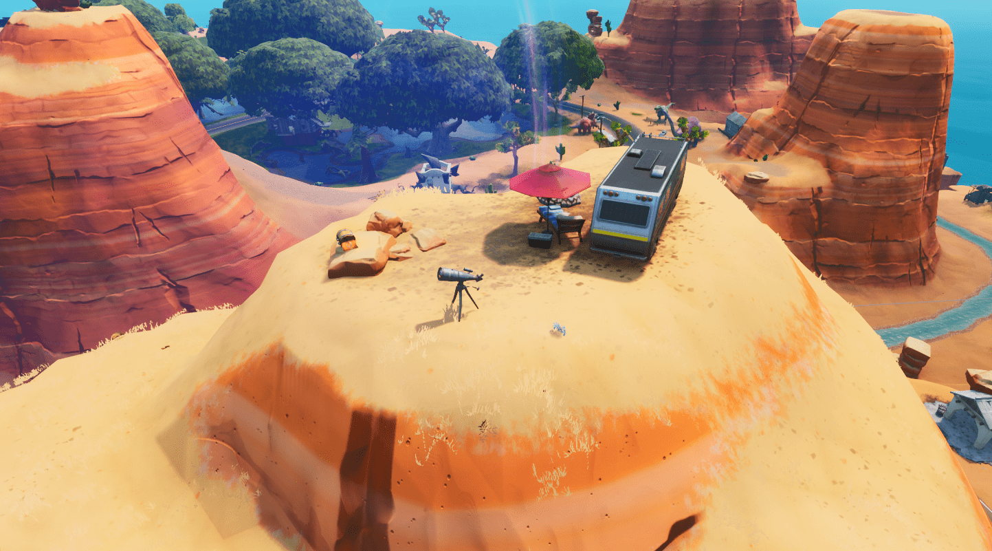 Fortnite Telescope Location Southwest of Paradise Palms
