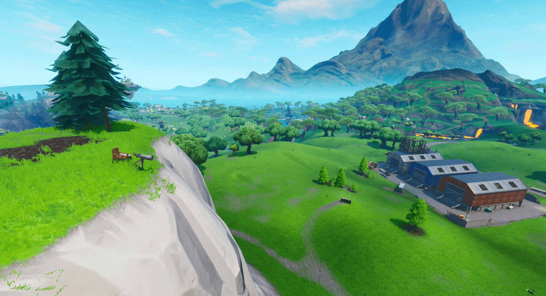 Fortnite Telescope Location West of Dusty Depot