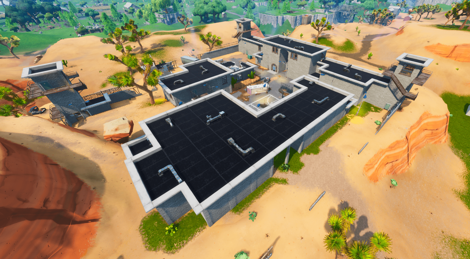 Fortnite v10.30 Map Changes - The Prison