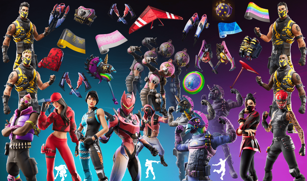 Names and Rarities of All Leaked Fortnite Cosmetics Found in v10.40 Files – Skins, Back Blings, Pickaxes, Gliders, Emotes/Dances & Wraps